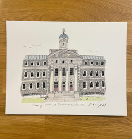 Emma Fitzgerald - Print / Dalhousie Henry Hicks Building, 8.5 x 11"