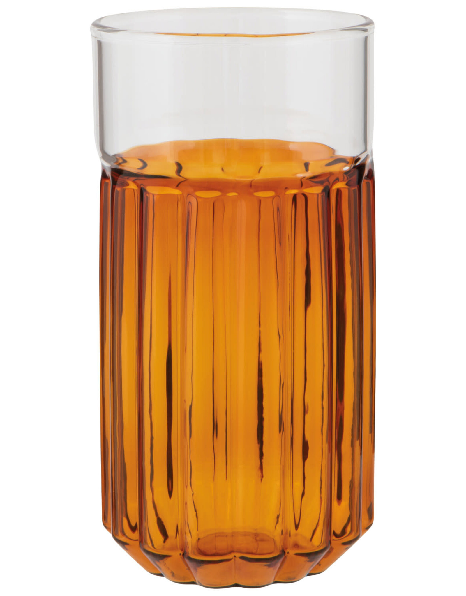 Glass - Tall Amber