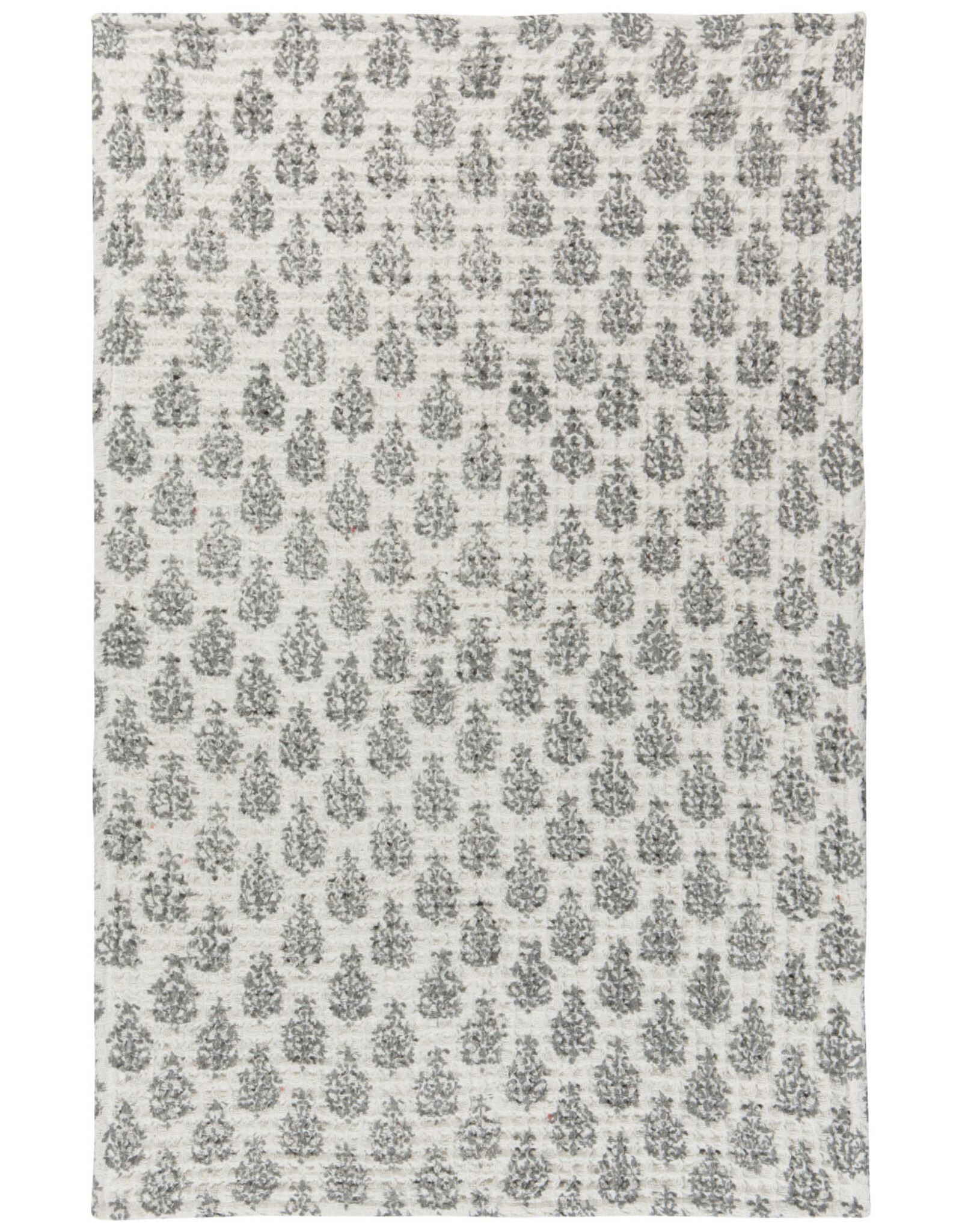Tea Towel - Block Print Waffle, Nature