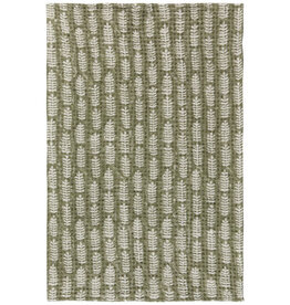 Tea Towel - Waffle Block Print, Leaf Tea Towel - Waffle Block Print, Leaf