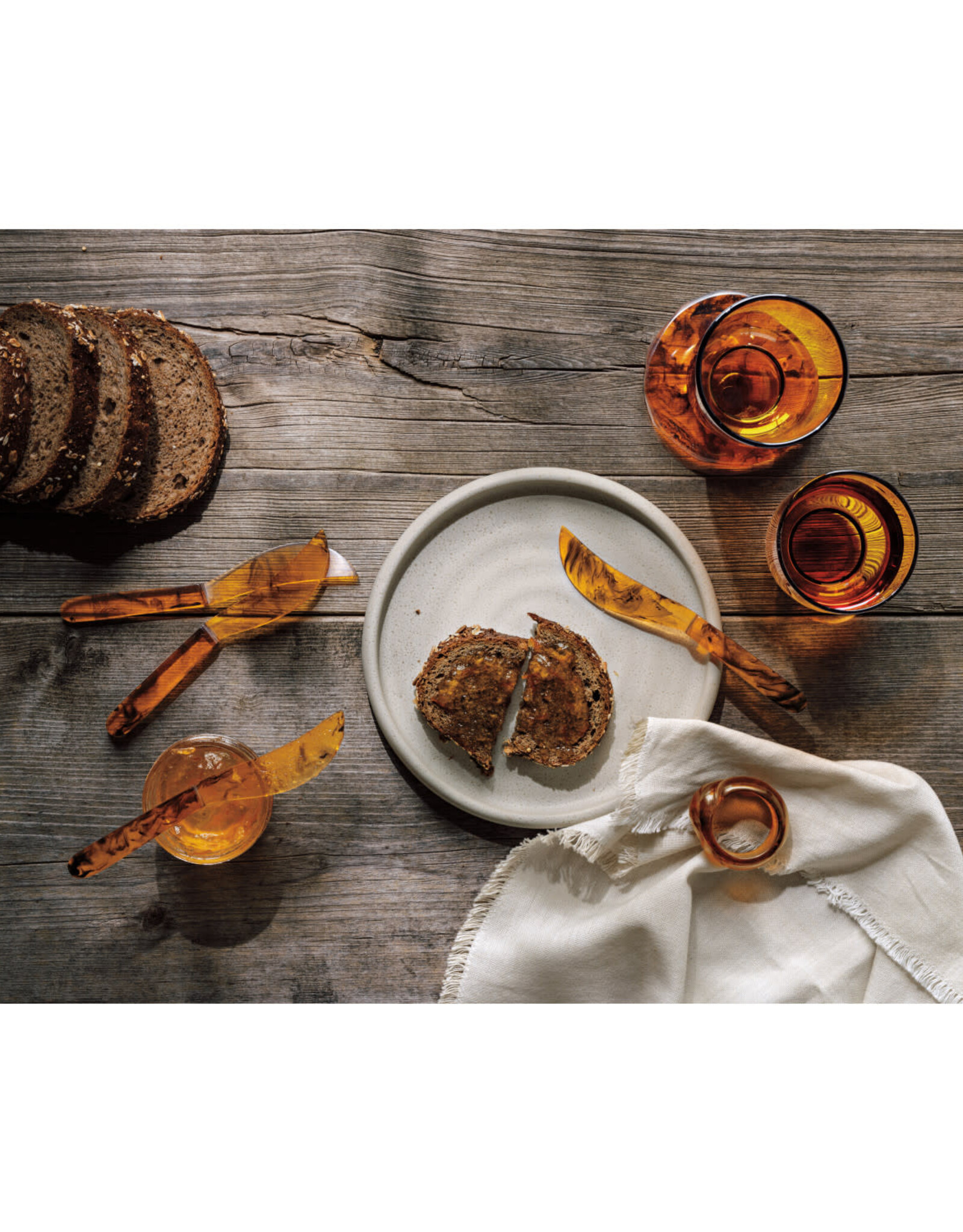 Napkin Ring - Tortoise Shell, Set of 4