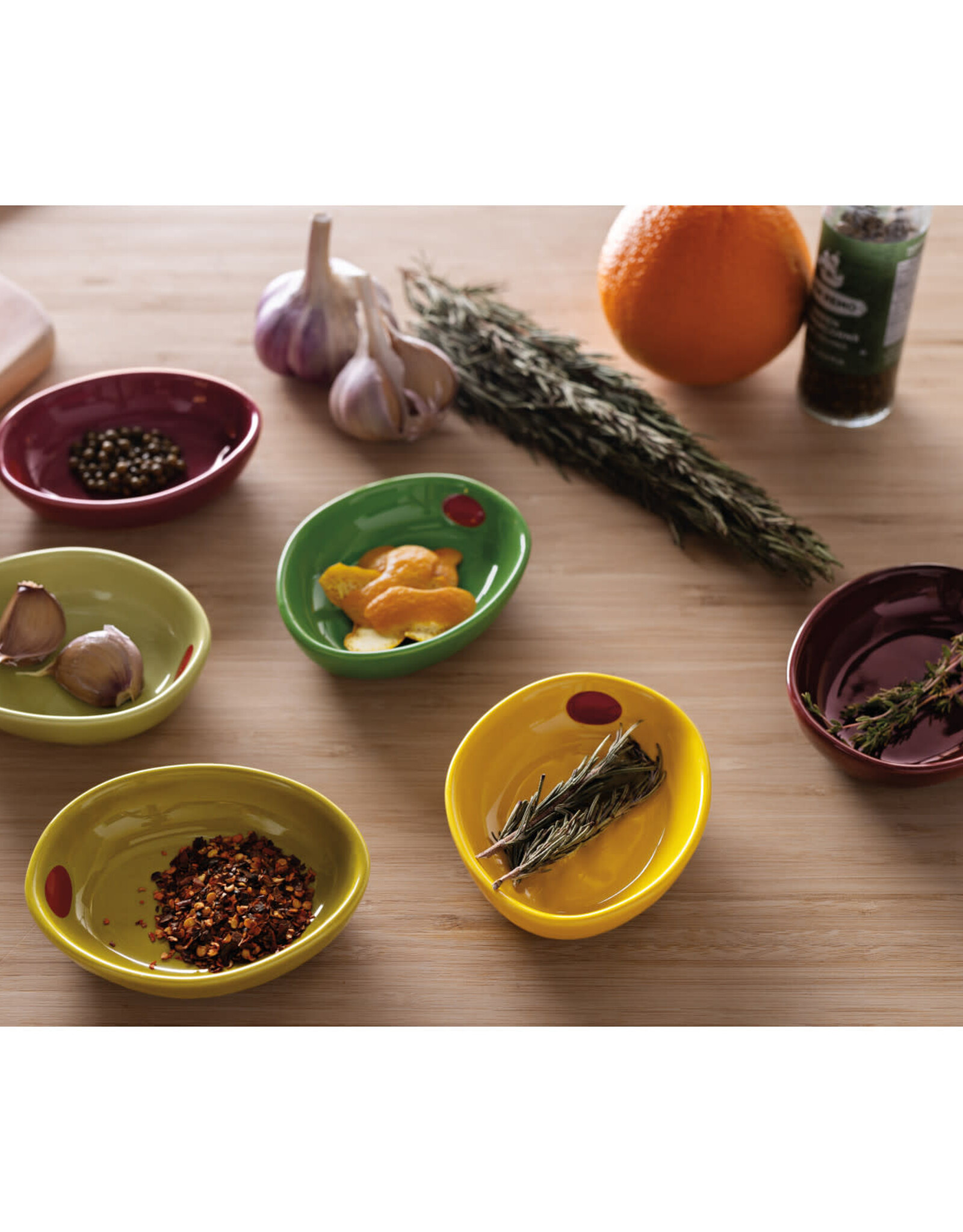 Dip Bowl - Olives, Set of 6