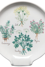 Spoon Rest - Porcelain Herbs
