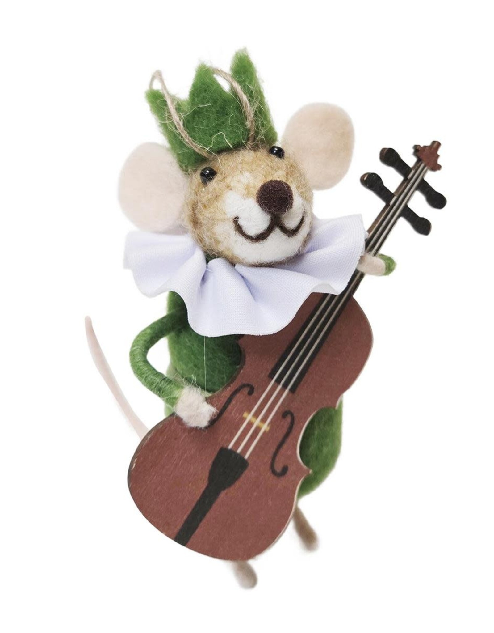 Ornament - Felt Mouse, Musician