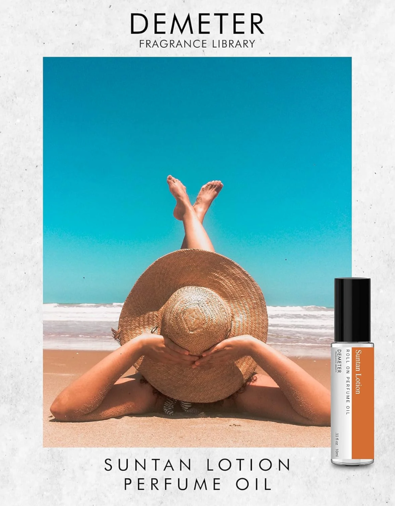 Demeter Fragrance Library - Roll On Perfume Oil / Suntan Lotion, 10ml