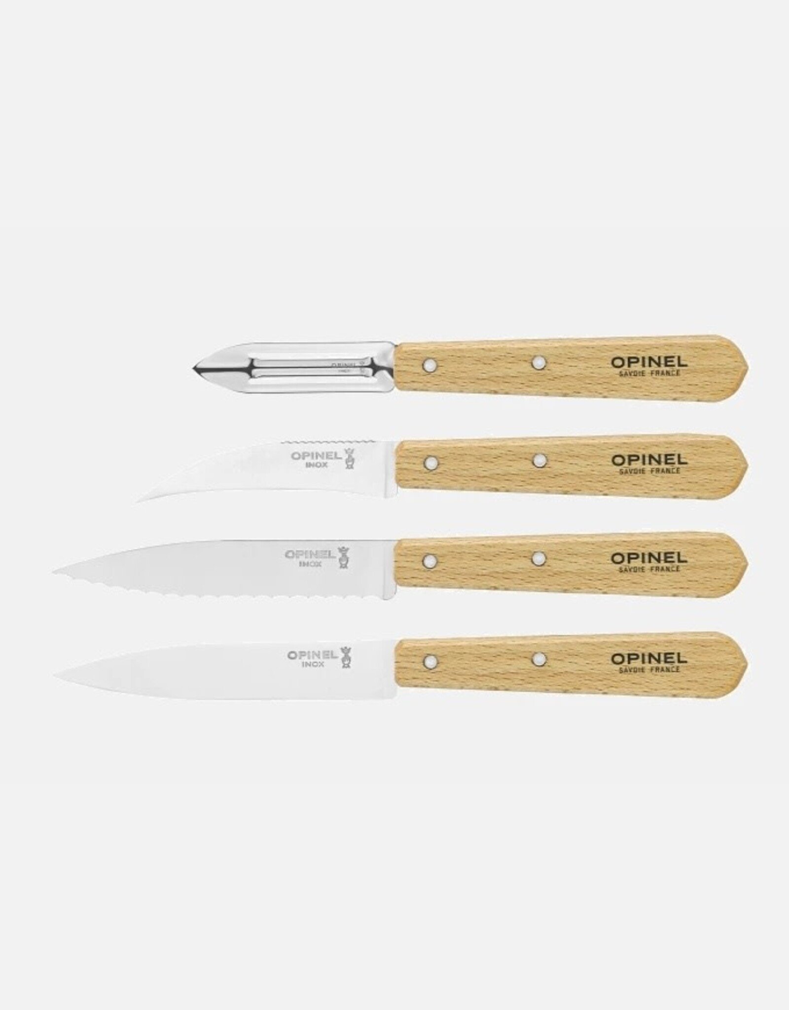 Kitchen Essentials Set - Opinel, Beechwood