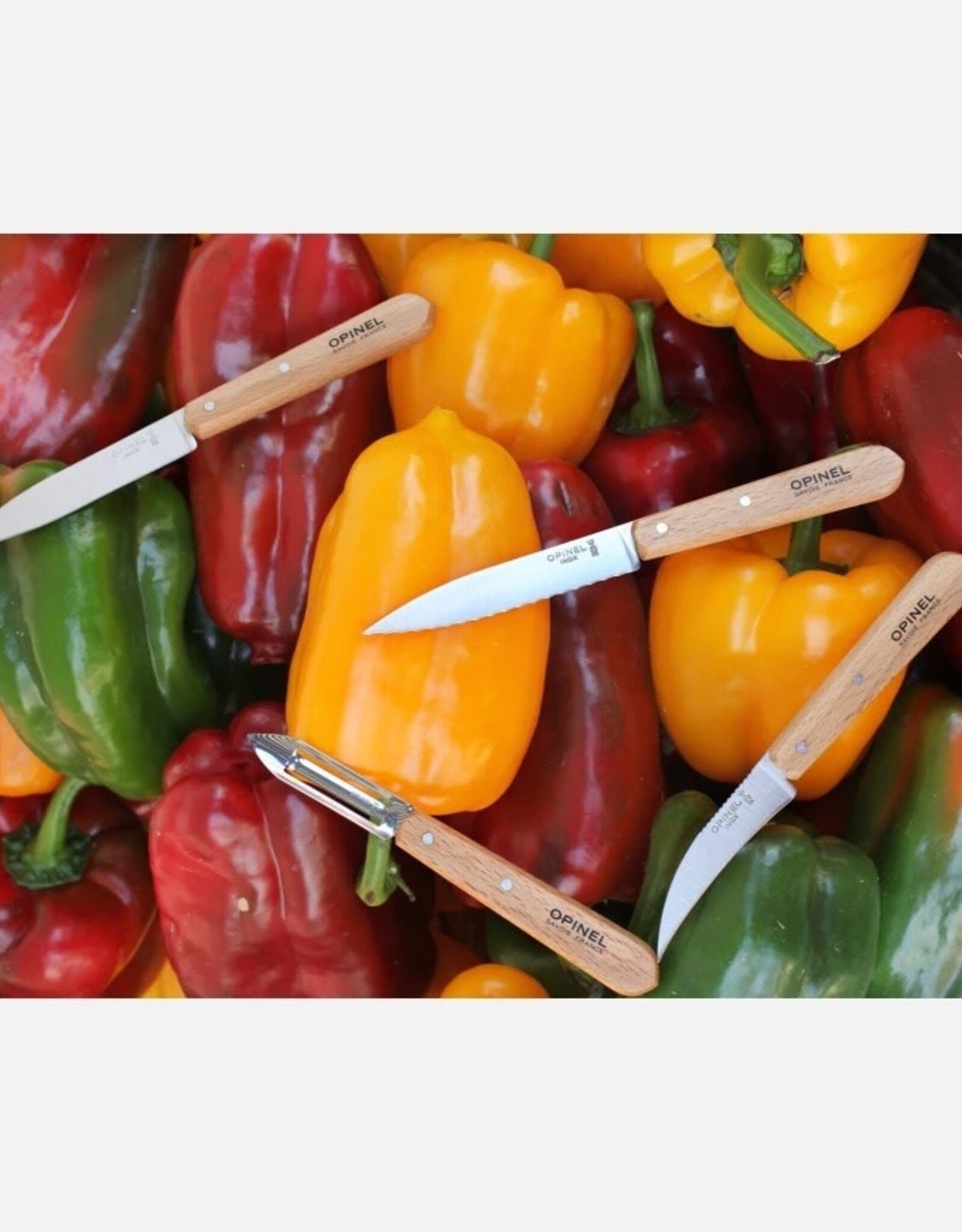 Kitchen Essentials Set - Opinel, Beechwood