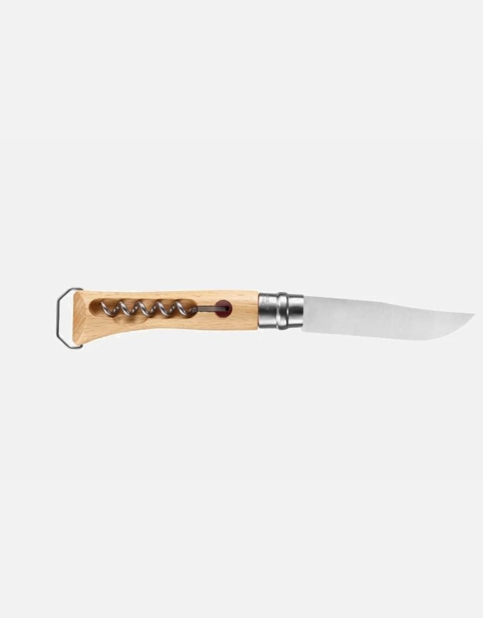 Opinel - Picnic Foil Cutter & Corkscrew Knife / Beechwood