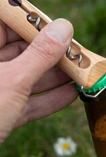 Opinel - Picnic Foil Cutter & Corkscrew Knife / Beechwood