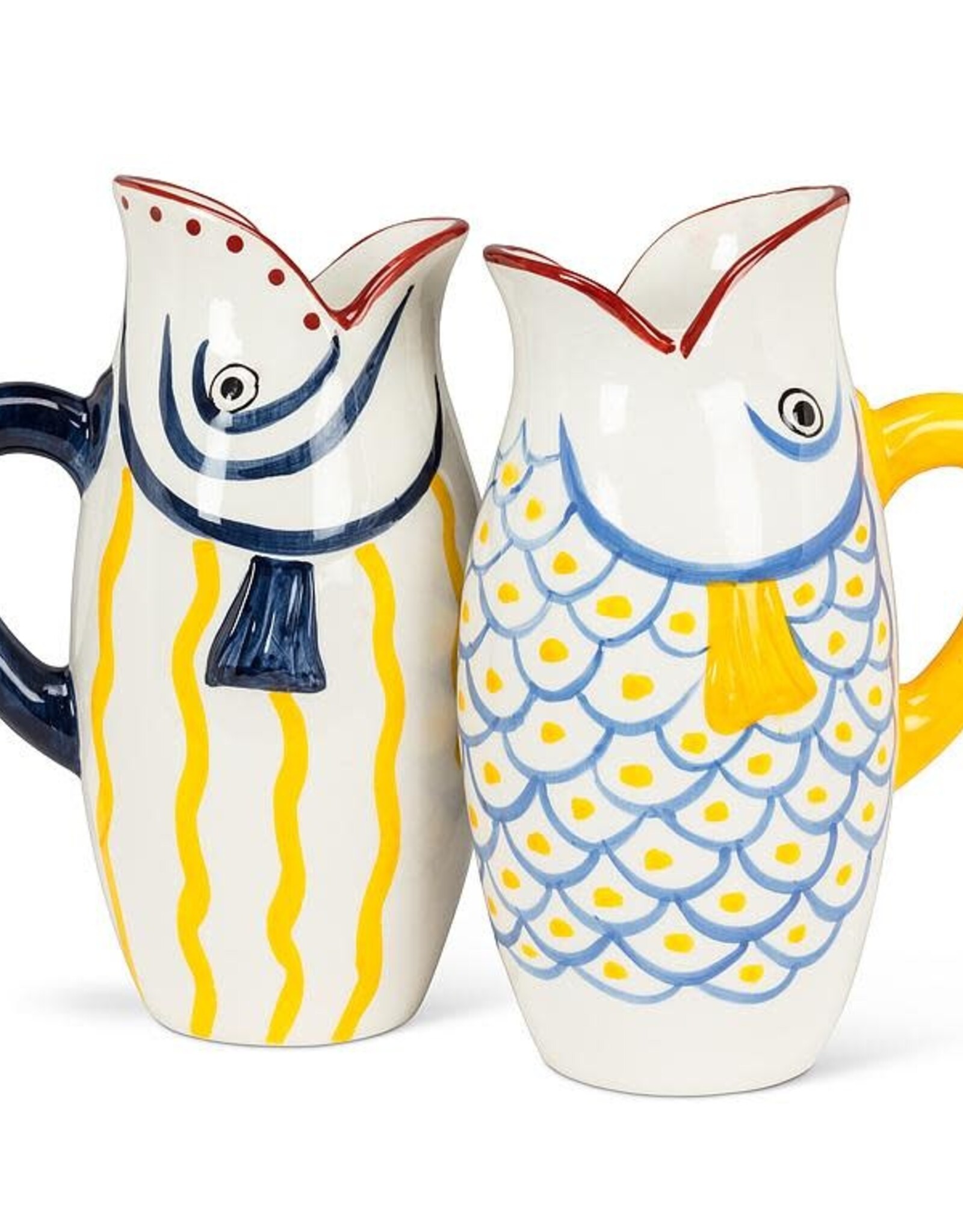 Jug - Fish, Blue Scales