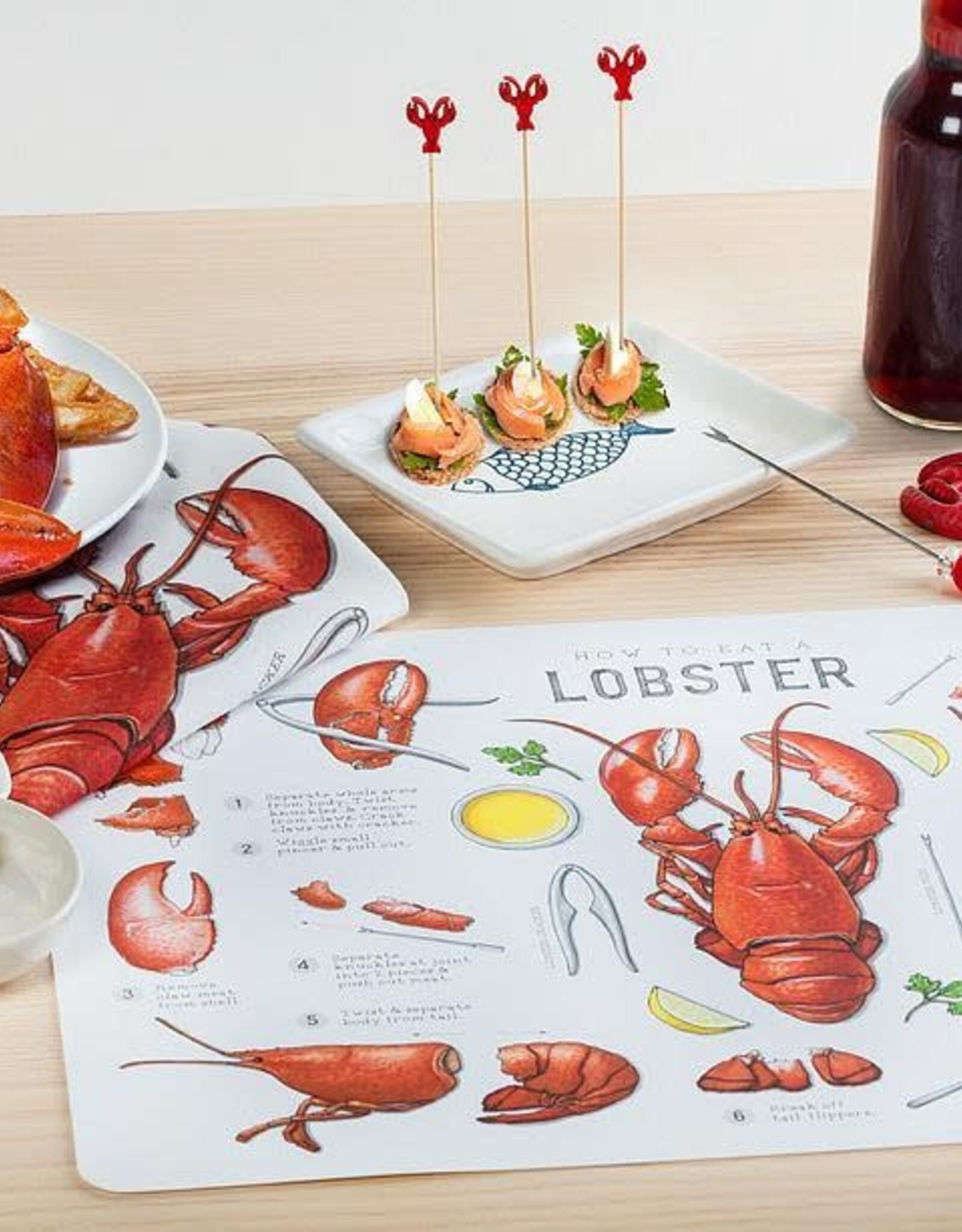Tea Towel - Lobster