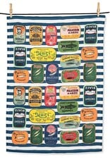 Tea Towel - Tinned Fish & Stripes