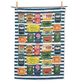 Tea Towel - Tinned Fish & Stripes