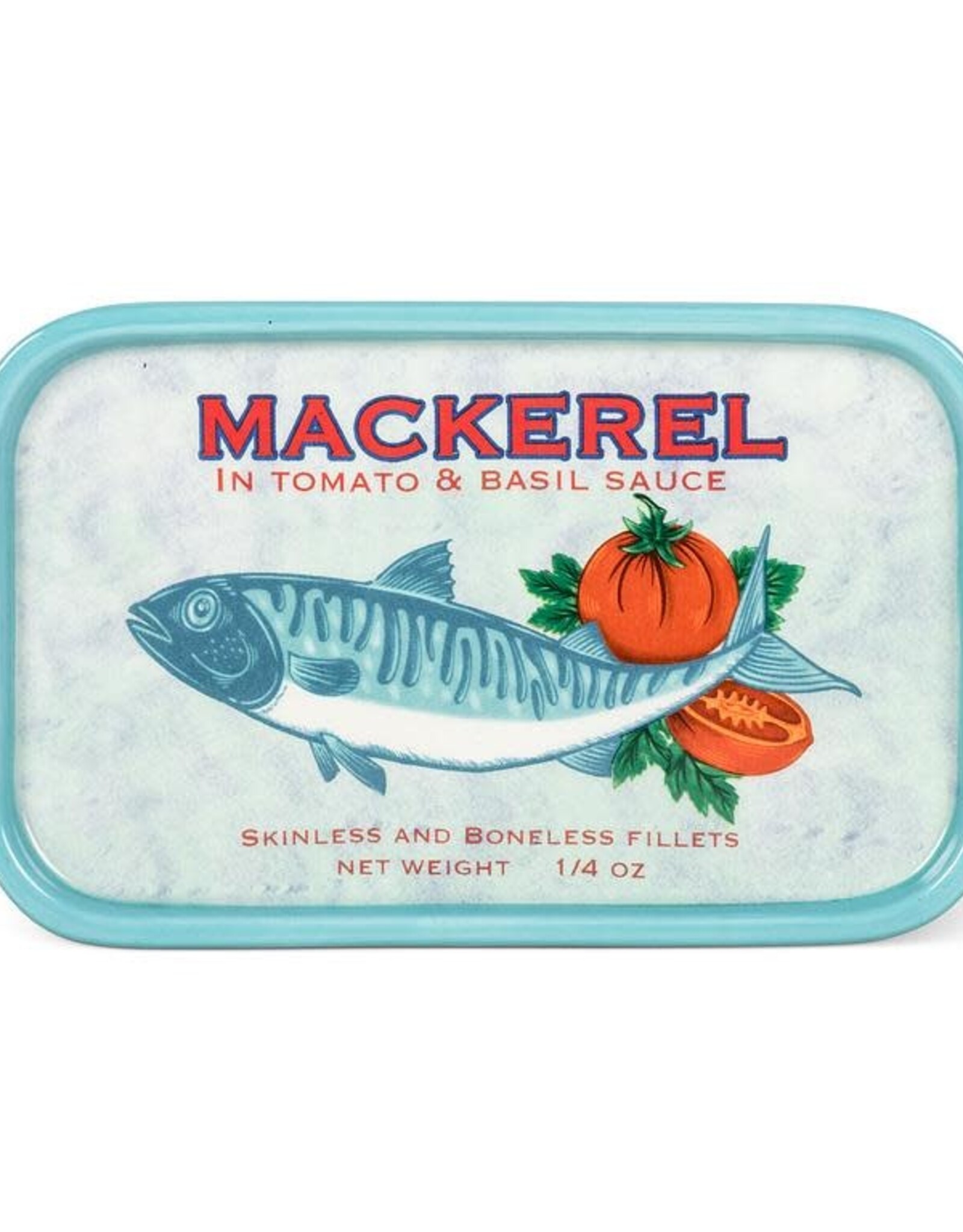 Plate - Mackerel, Blue