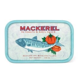 Plate - Mackerel, Blue