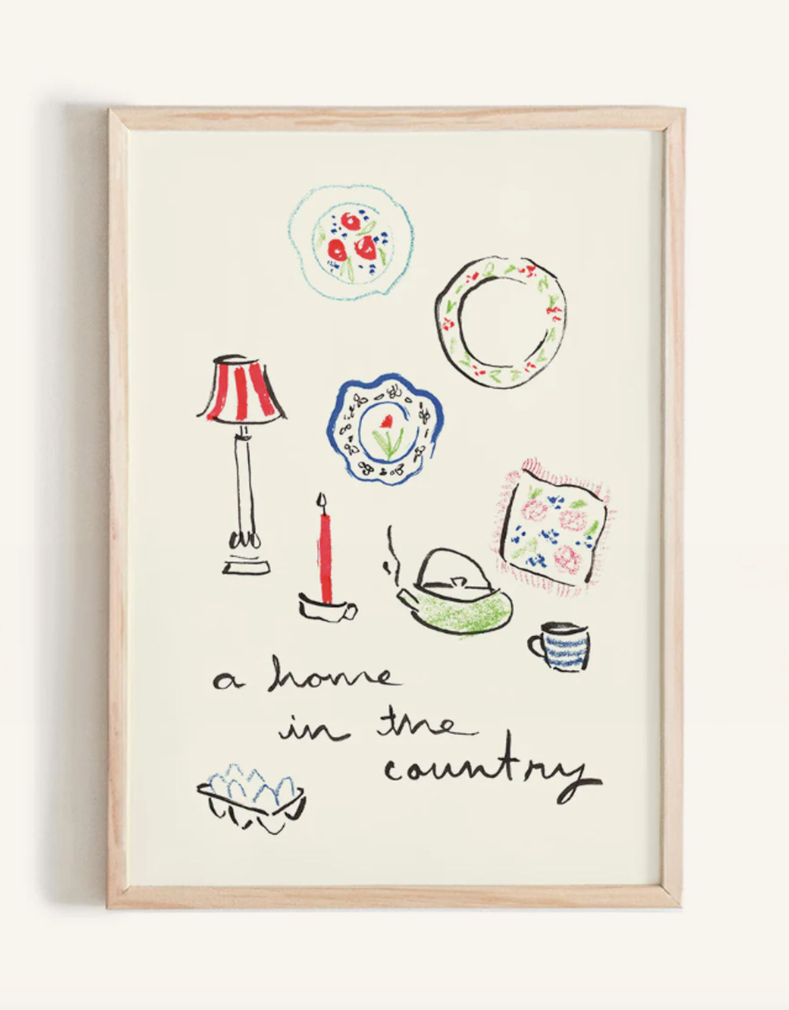 Phthalo Ruth - Art Print / A Home in the Country, 5 x 7"