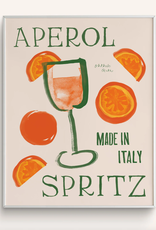 Phthalo Ruth - Art Print / Aperol Spritz, 8 x 10"