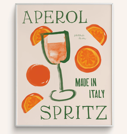 Phthalo Ruth - Art Print / Aperol Spritz, 8 x 10"