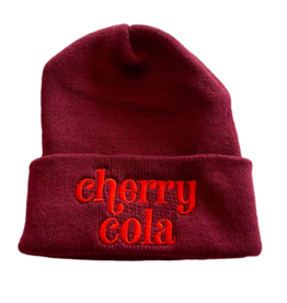 Beanie Hat - Cherry Cola