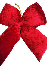 Hanging Bow - Red Velvet, Large