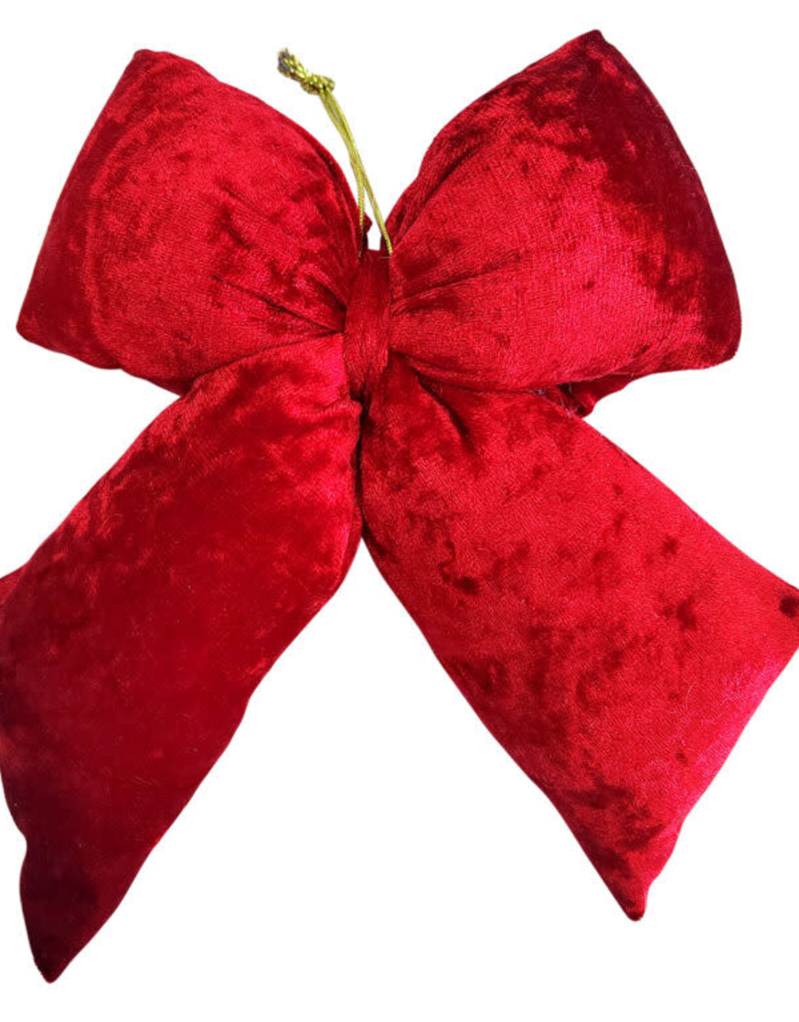 Hanging Bow - Red Velvet, Large