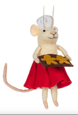 Ornament - Felt Mouse, Miss Baker