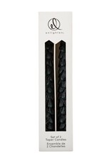 Taper Candle - Tree Green, Set of 2