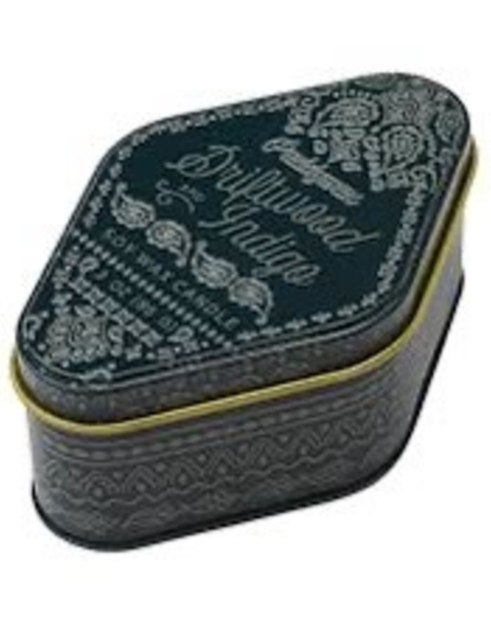 Candle - Decorative Tin, Driftwood & Indigo