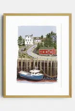 Kat Frick Miller - Art Print, Halls Harbour, 8 x 10"