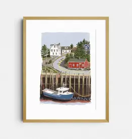 Kat Frick Miller - Art Print, Halls Harbour, 8 x 10"