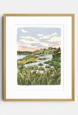 Kat Frick Miller - Art Print, Hirtle's Beach, 8 x 10"