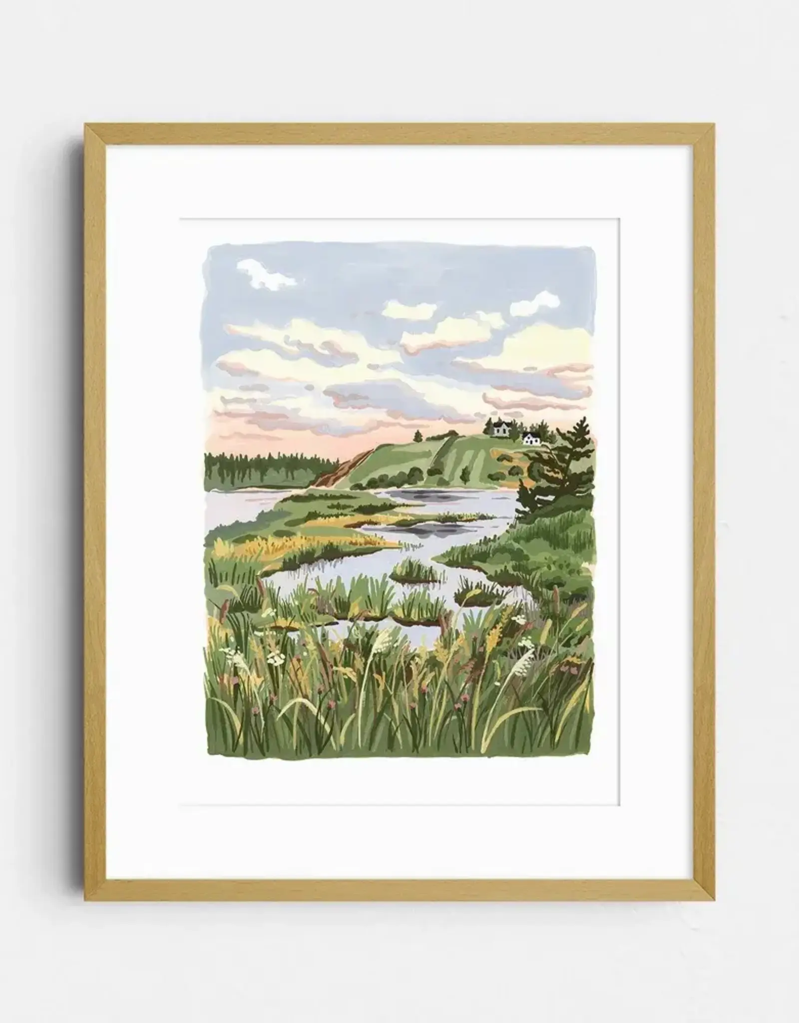 Kat Frick Miller - Art Print, Hirtle's Beach, 8 x 10"