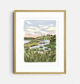 Kat Frick Miller - Art Print, Hirtle's Beach, 8 x 10"