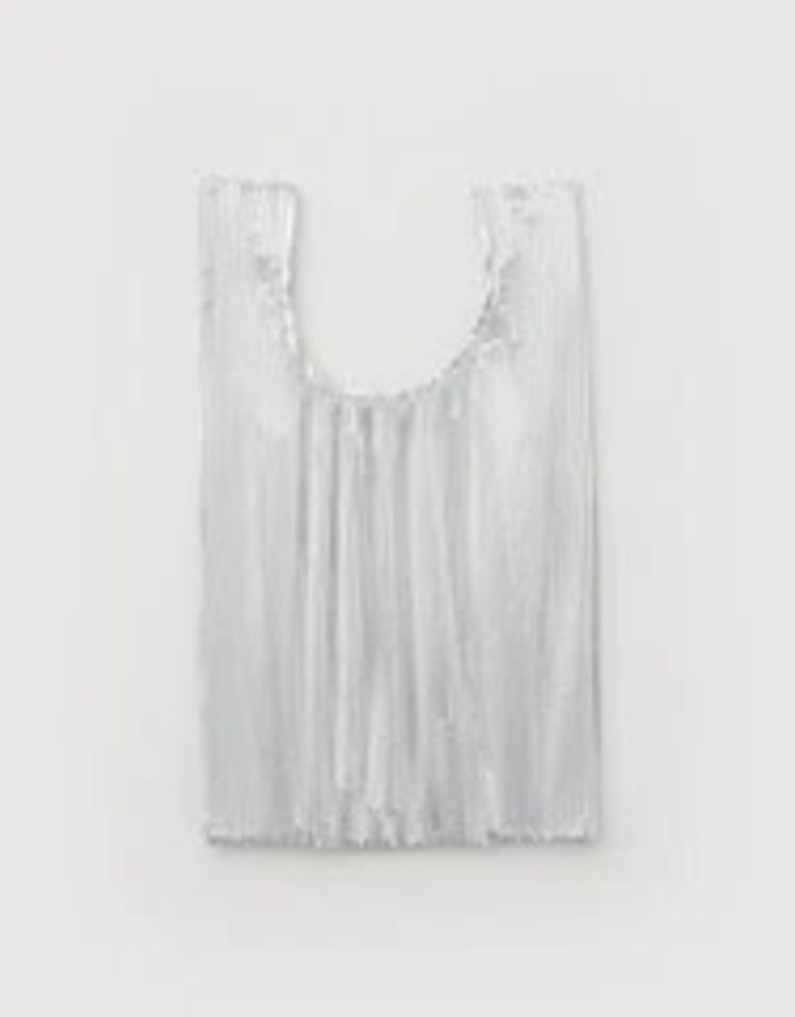 Baggu - Pleated Baggu, Chrome Metallic