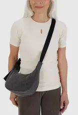 Baggu - Small Crescent Bag, Washed Black Denim Baggu - Small Crescent Bag, Washed Black Denim