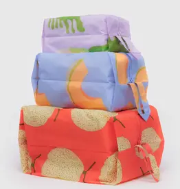 Baggu - 3D Zip Set, Japanese Produce Baggu - 3D Zip Set, Japanese Produce