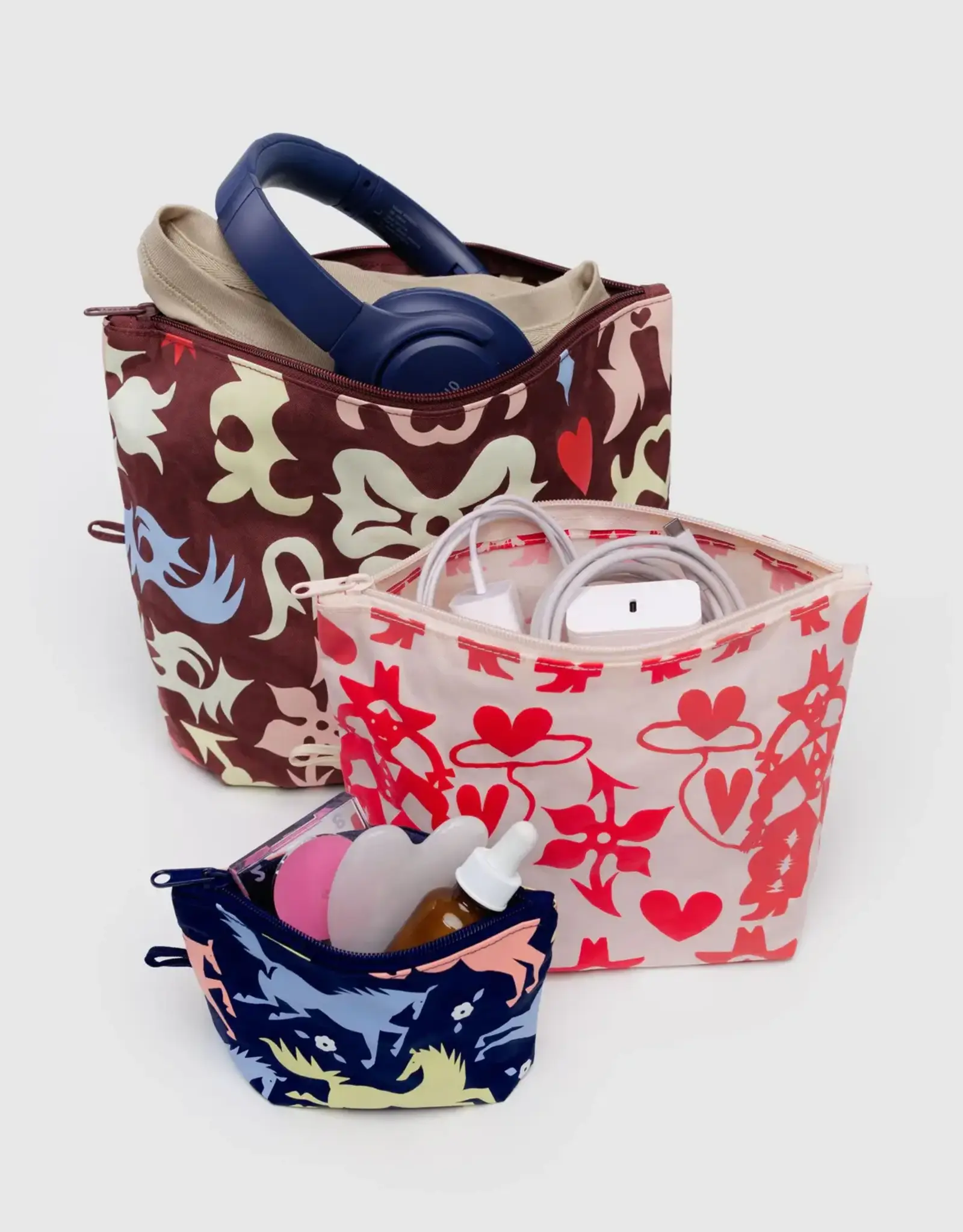 Baggu - Go Pouch Set, Western Cut-Outs