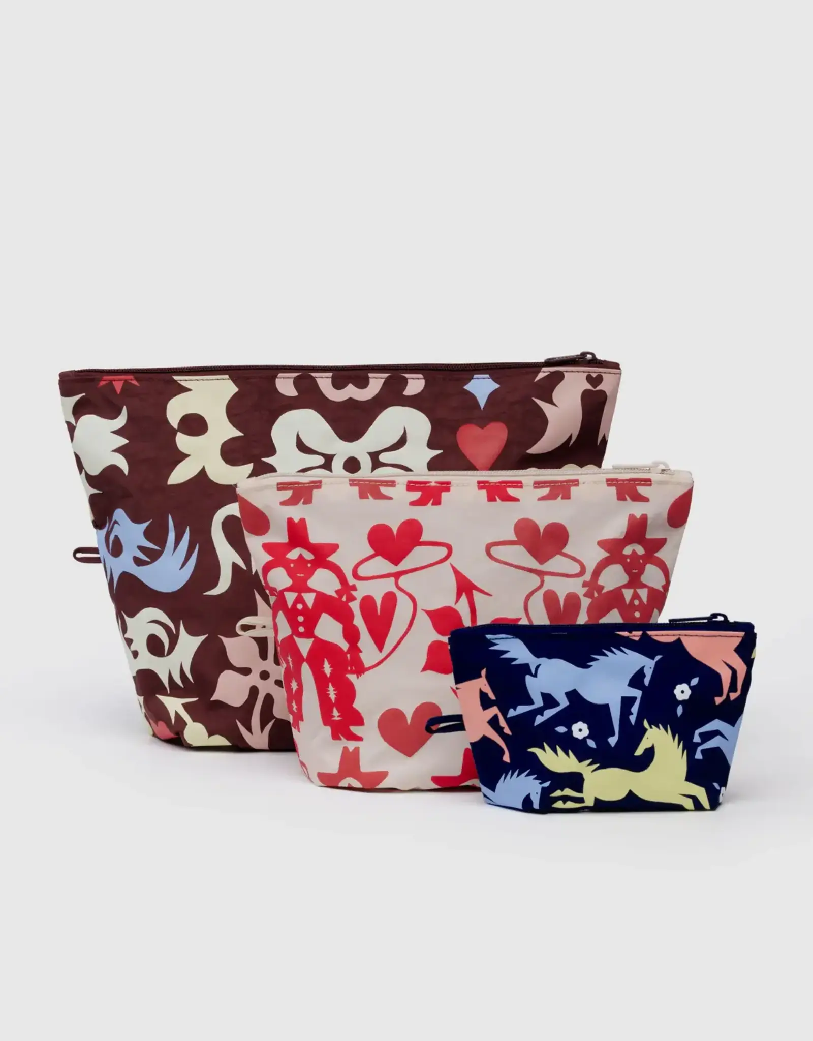 Baggu - Go Pouch Set, Western Cut-Outs