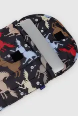 Baggu - 16" Puffy Laptop Sleeve, Horse Cut-Outs Baggu - 16" Puffy Laptop Sleeve, Horse Cut-Outs