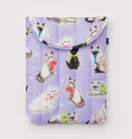 Baggu - 13/14" Puffy Laptop Sleeve, Fancy Cats Baggu - 13/14" Puffy Laptop Sleeve, Fancy Cats