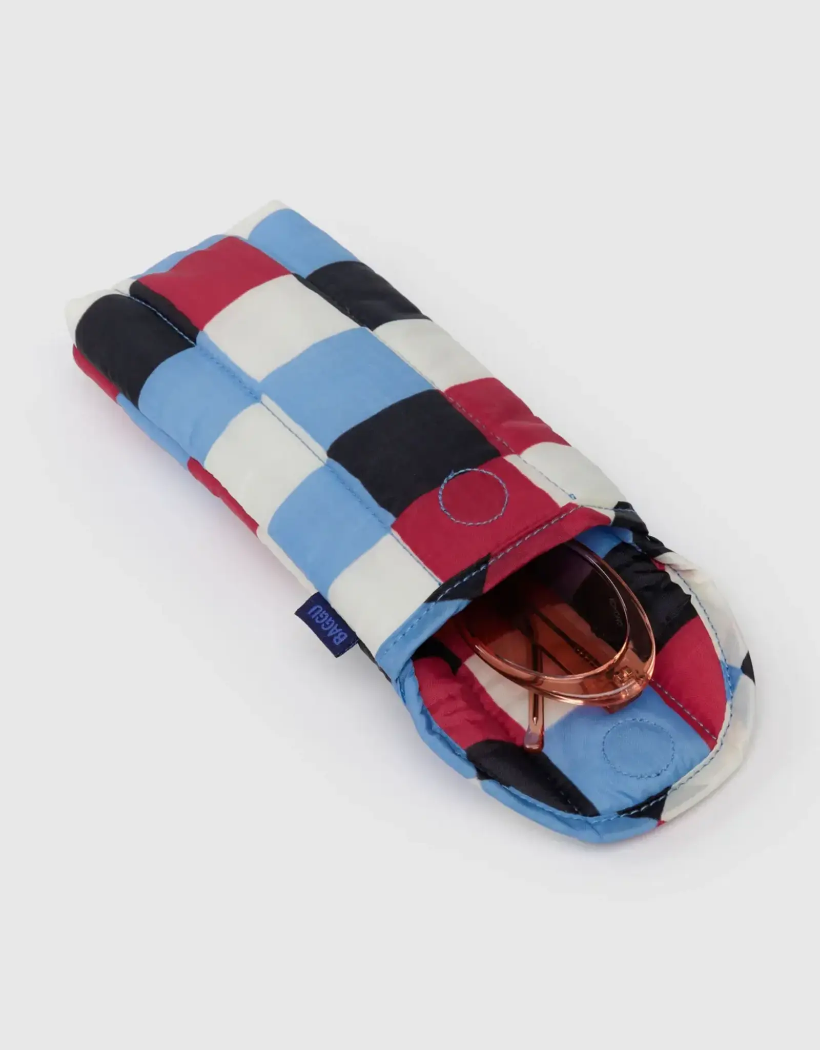 Baggu - Puffy Glasses Sleeve, Painted Check
