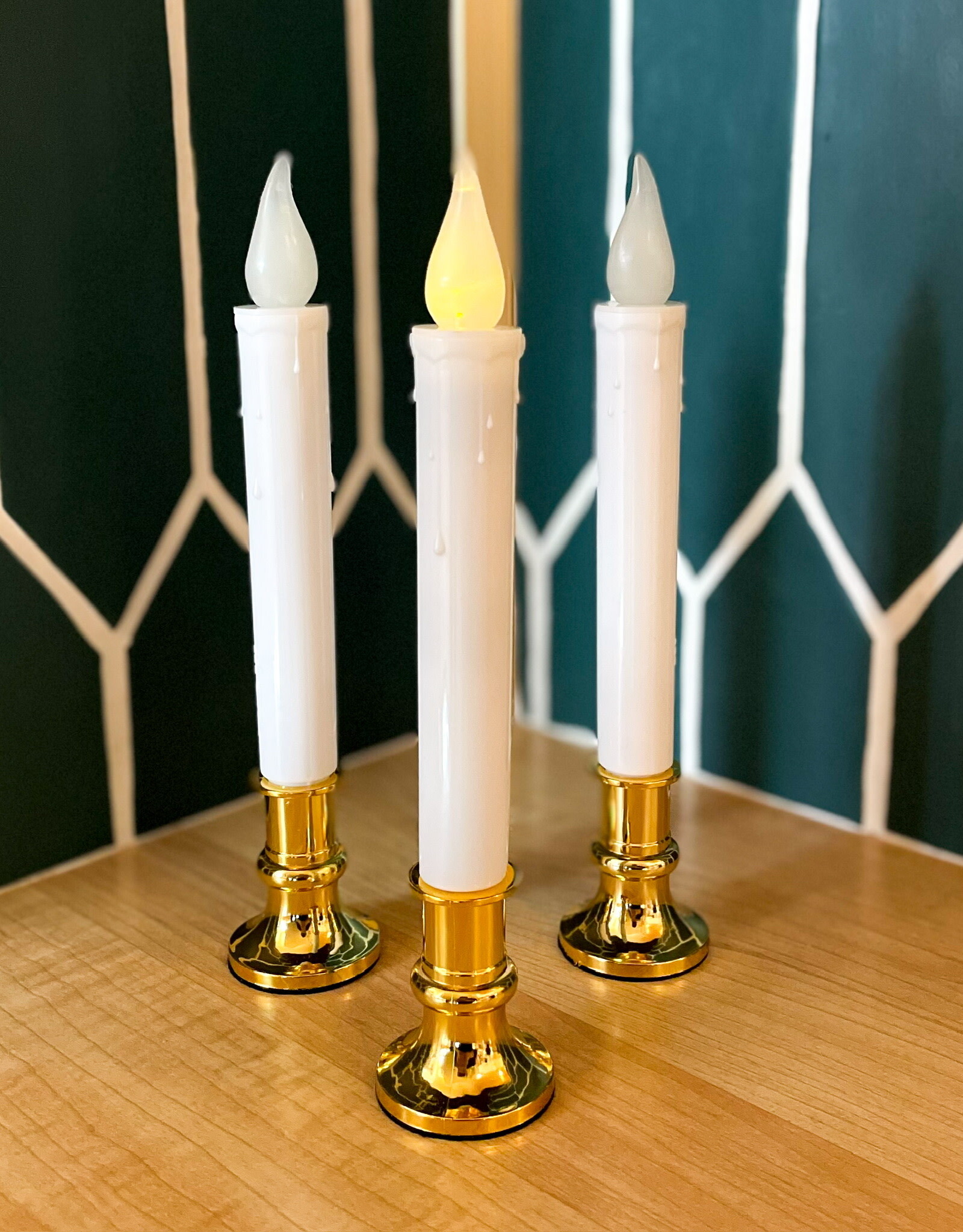 Candle - LED Retro, set of 2