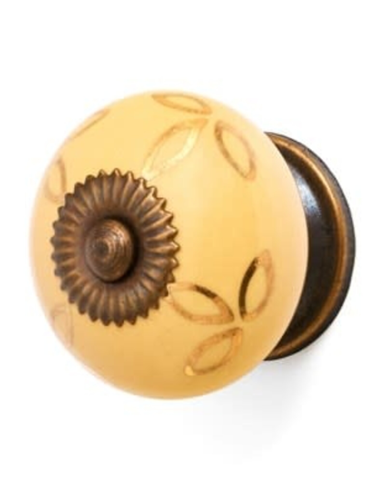 Knob - Gold Flourishes