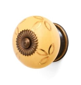 Knob - Gold Flourishes