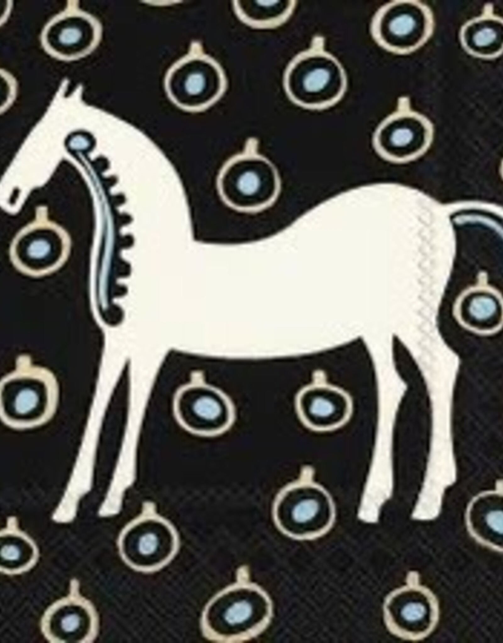Paper Dinner Napkins - Marimekko, White Horse
