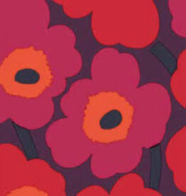 Paper Dinner Napkins - Marimekko, Fuchsia Poppy