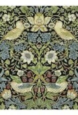 Paper Dinner Napkins - Strawberry Thief, Black Paper Dinner Napkins - Strawberry Thief, Black