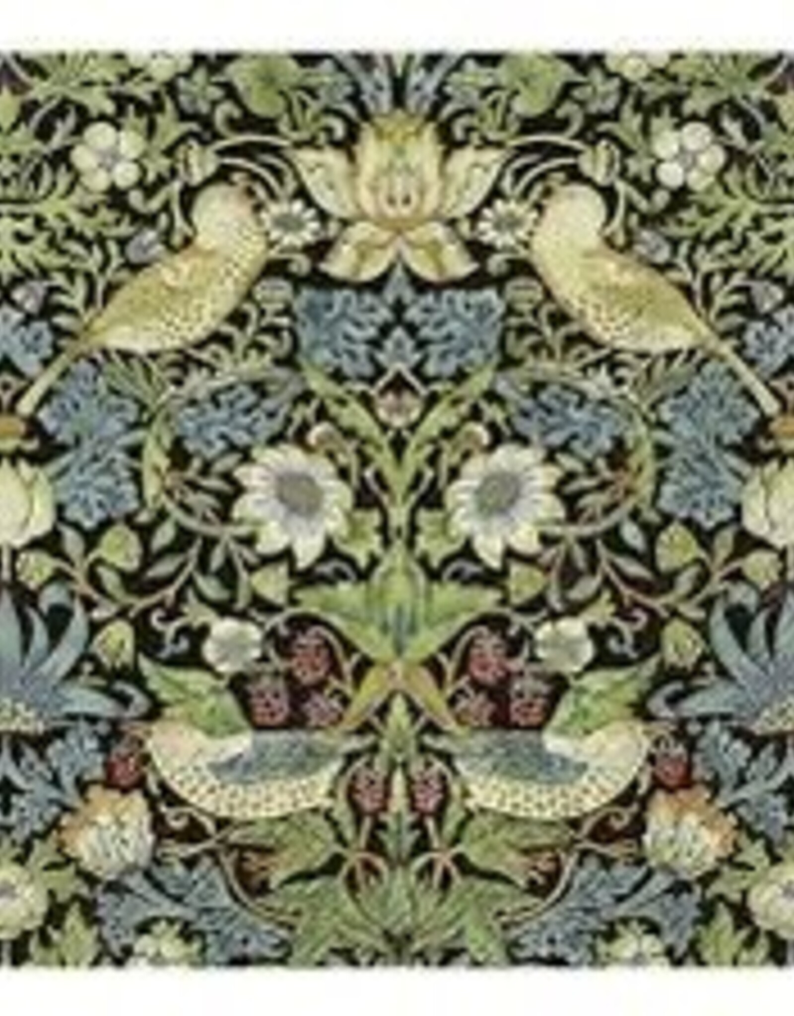 Paper Dinner Napkins - Strawberry Thief, Black