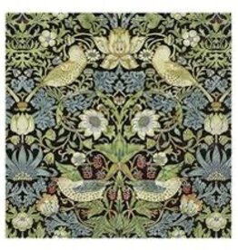 Paper Dinner Napkins - Strawberry Thief, Black