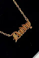 Necklace - Daddy, Gold Plated